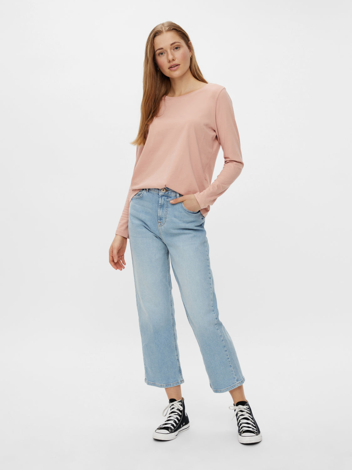 PCRIA T-shirt - misty rose